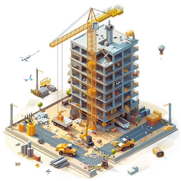 3D Building Icon