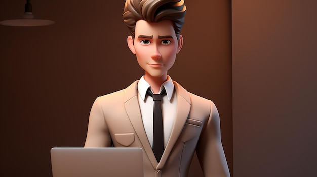 3D business man