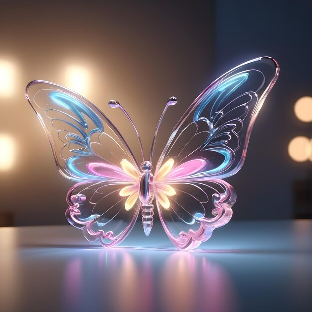 3d butterfly design