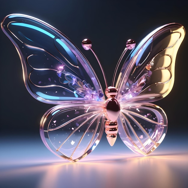 3d butterfly design