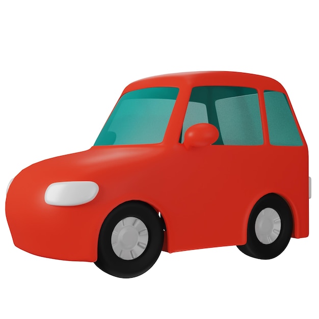 3d Car illustration design photo