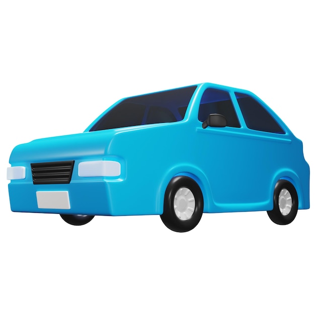 3d Car illustration design photo