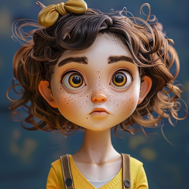 3D cartoon character