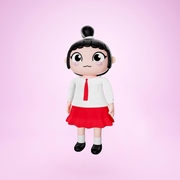 3d character chibi