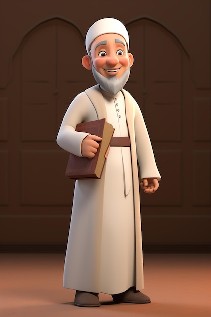 3d character of Islamic father