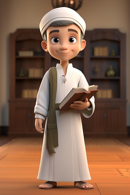 3d character of Islamic father