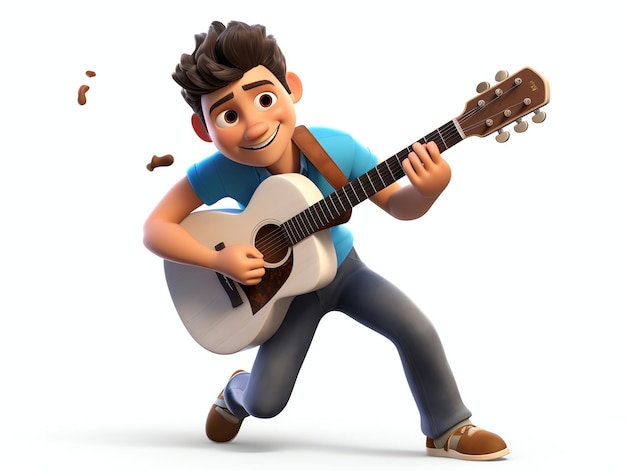 3D character portraits of young music