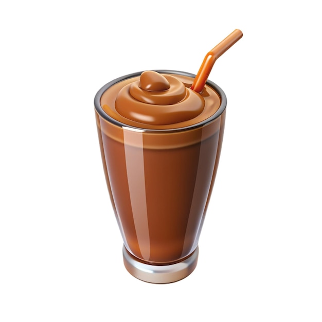 3d chocolate shake