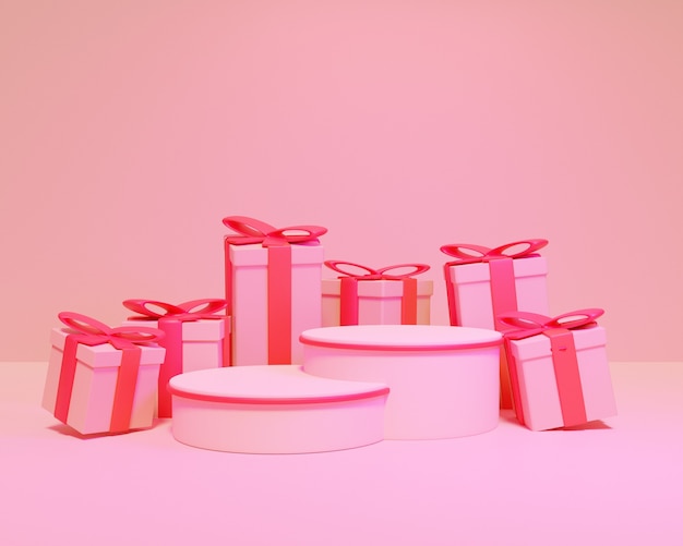 3d Christmas Podium