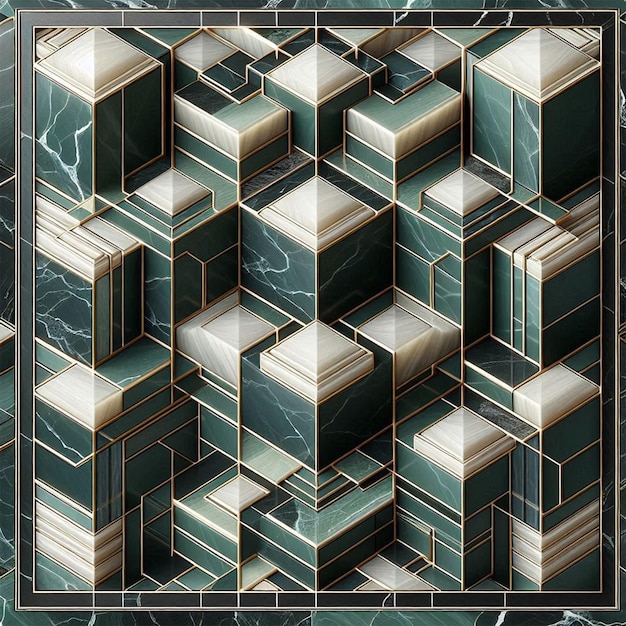 3d classic Geometric Luxury Pattern Digital Papers are generated