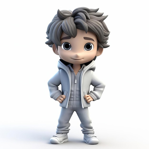 3d Clipart Of Cute Happy Ethan A Perfect Design Element