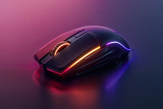 A 3D computer mouse icon with modern design