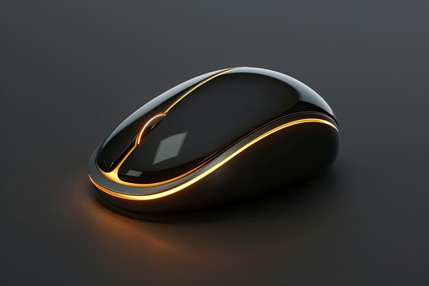 A 3D computer mouse icon with modern design