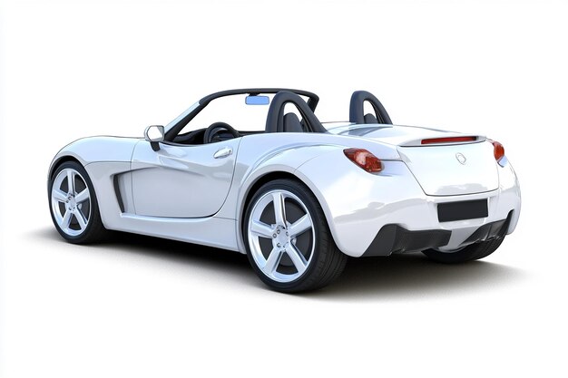 3D Convertible Sticker on White Background