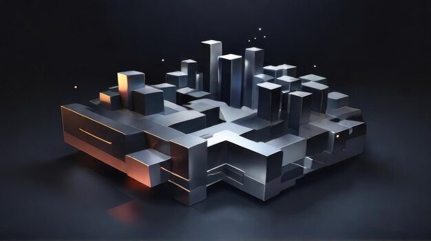 3d cubes background