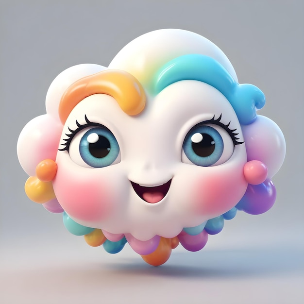 3d cute rainbow