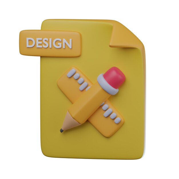 3D Design File Illustration