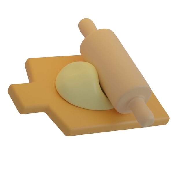 3D Dough Illustration