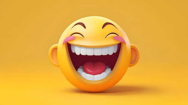 3D Emoji Character with Fun and Expressive Personality