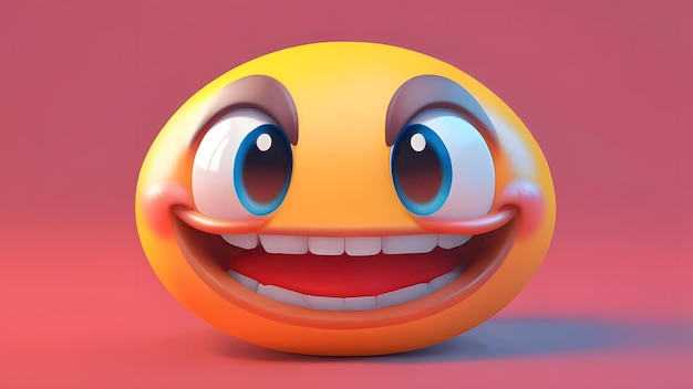 3D Emoji Character with Fun and Expressive Personality