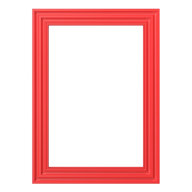 3D frame Portrait frame 3D illustration