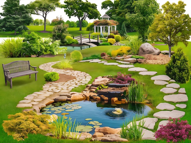 3d garden landscape planner templates