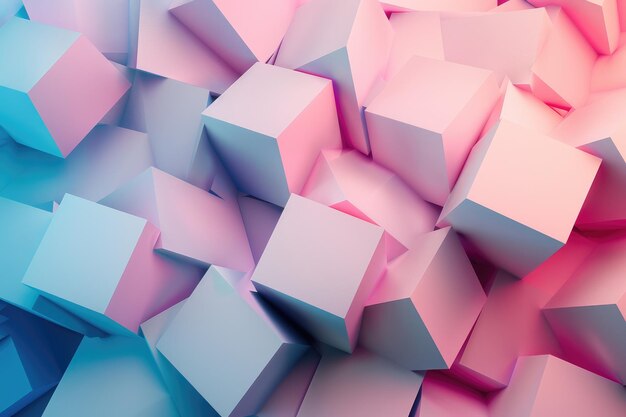 3D Geometric Abstract Background