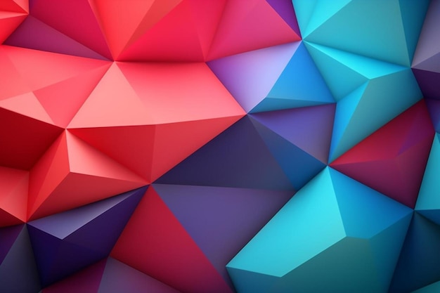 3d geometric background and copy space