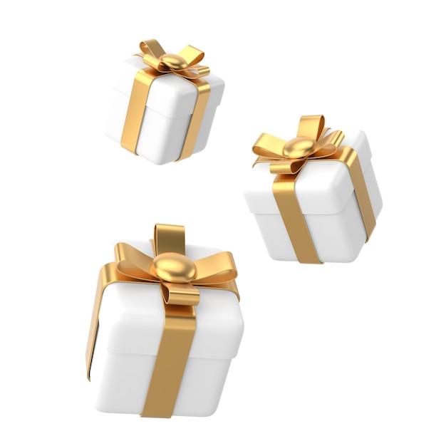 3D gift box 3D element 3D illustration