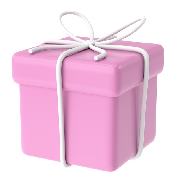 3D gift box 3D illustration