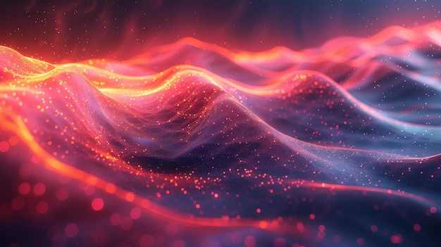 3D Glow background