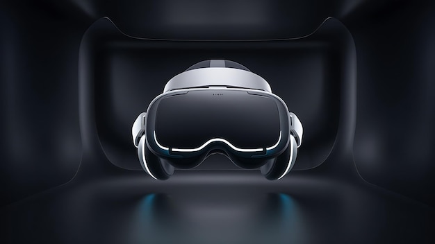 a 3d goggles with a black background and a black background