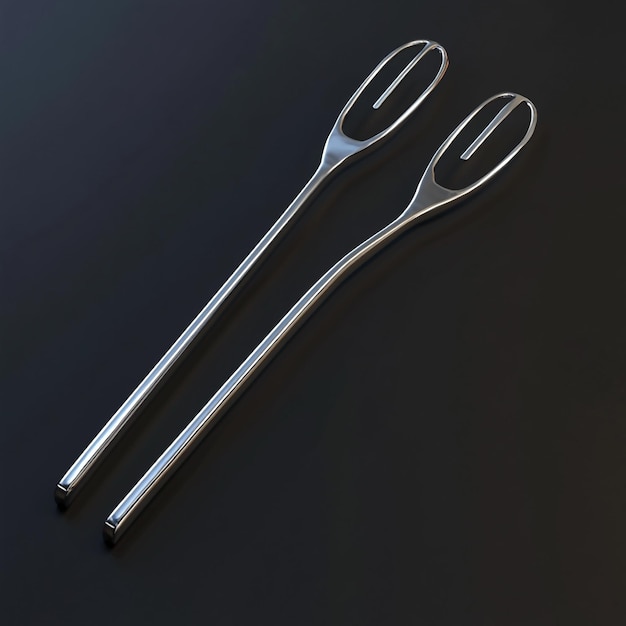 Photo 3d grill tongs icon essential bbq tool illustration logo