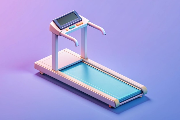 3D Gym Treadmill Display Panel