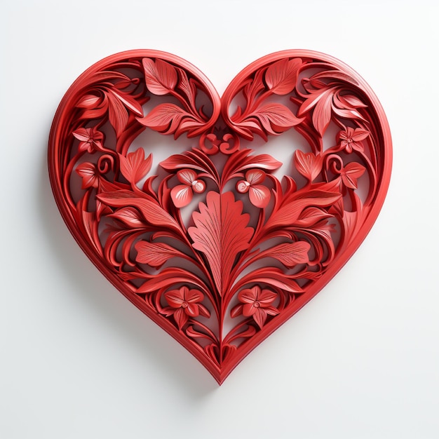 3d Heart Shape Design