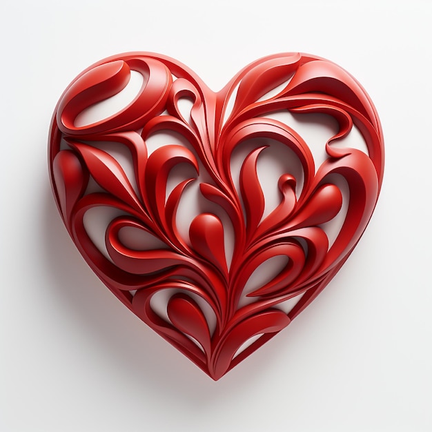 3d Heart Shape Design