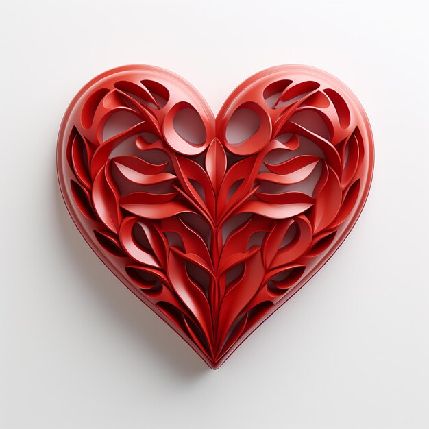 3d Heart Shape Design