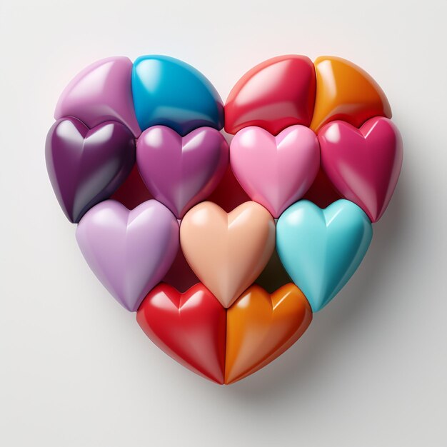 3d Heart Shape Design