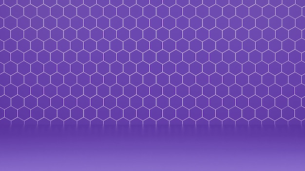 3D Hexagon Seamless Pattern Background Image