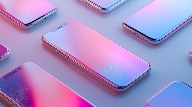 3D HighQuality Smartphone Mockup with Different Views