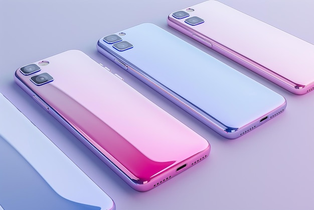 3D HighQuality Smartphone Mockup with Different Views