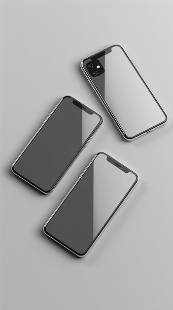 3D HighQuality Smartphone Mockup with Different Views