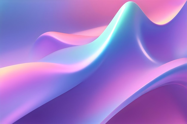 3d holographic abstract background