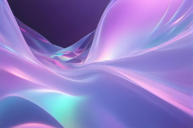 3d holographic abstract background