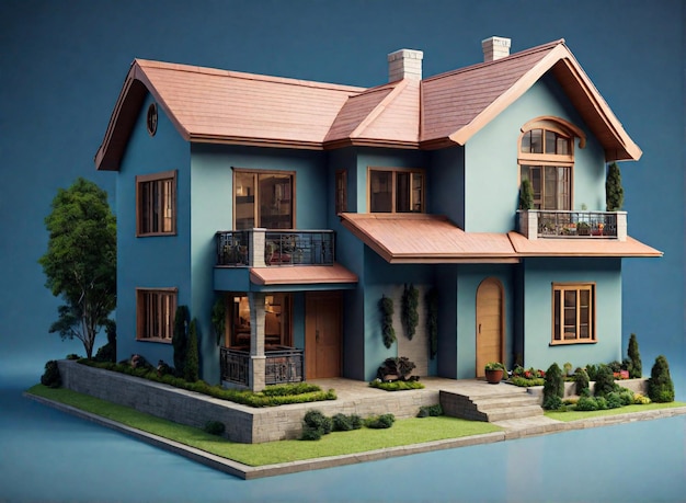 3d house model