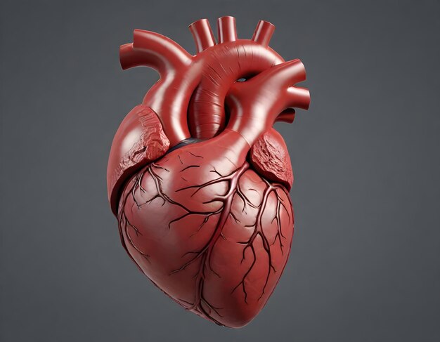 3D human heart isolated