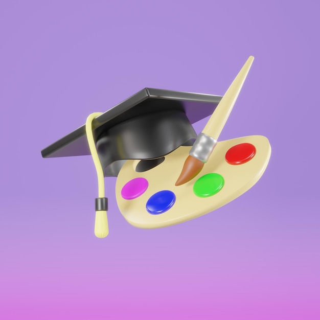 3D Icon Graduation