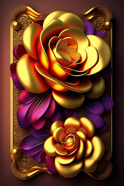 3d illustration abstract accessory antique background baroque beauty classic cloth colorful