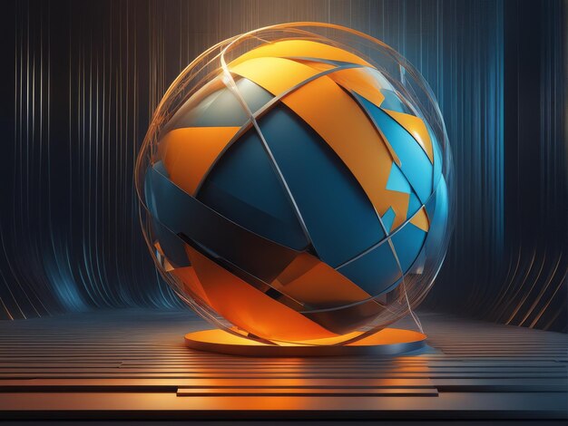 3d illustration abstract sphere 3d illustration abstract sphere