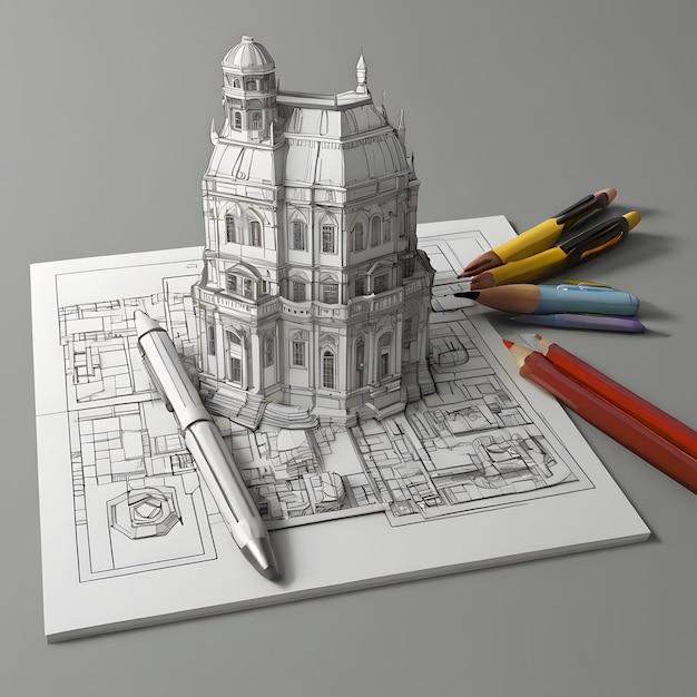 3D illustration image